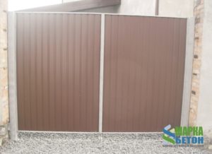 ворота из профнастила