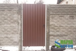 калитка эконом из профнастила