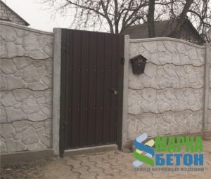 калитка из профнастила